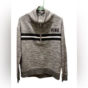 Pink by Victoria’s Secret 1/4 Zip Pullover Sweater in EUC Women’s size XS